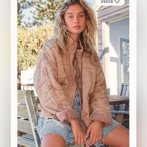 FREE PEOPLE Dolman Quilted Jacket
